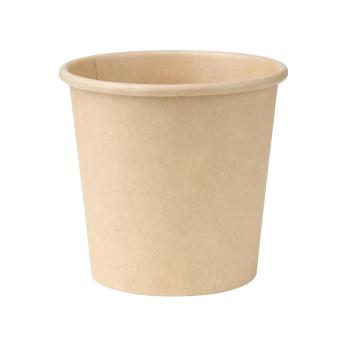 Pots à portions - 1000 pièces - 80 ML - Marron - Papier - Fiesta Recyclable
