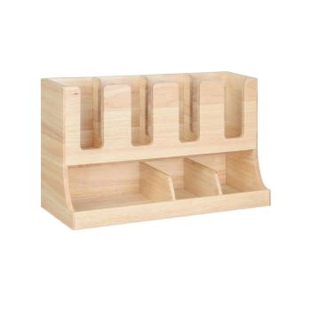 Poste à tasses et sauces - Bois - Bois d'hévéa - Olympia