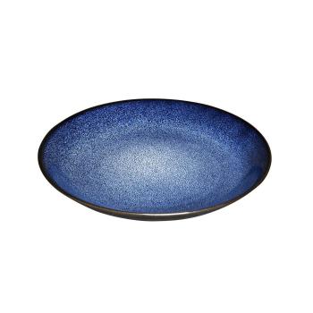 Assiette - 4 pièces - Bleu - Grès - Ø 25,5 x H 4,3 CM - Olympia
