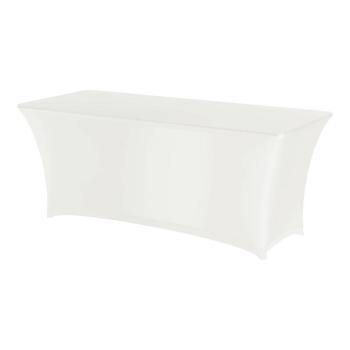 Housse de table - Rectangulaire - Blanc - Hendi