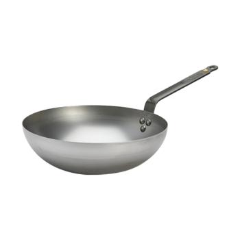 Poêle wok - Ø 28 CM - Tôle d'acier - De Buyer