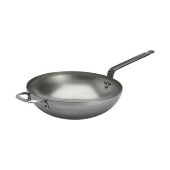 Poêle wok - Ø 32 CM - Tôle d'acier - De Buyer