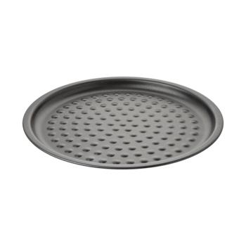 Plaque à pizza - Ø 31 CM - Antiadhésive - Perforée - Aluminium - Accademia Mugnano