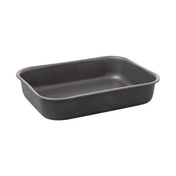 Plat à gâteaux - Antiadhésif - Aluminium - H 6 x L 30 x P 22 CM - Accademia Mugnano