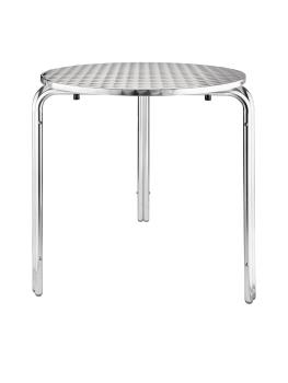 Table - Ø 70 x H 72 CM - Inox/Aluminium - Bolero - CG836