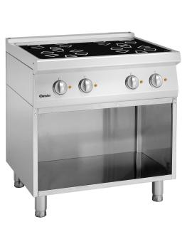 Cuisinière - 4 Foyers - Céramique - Bartscher - 287420
