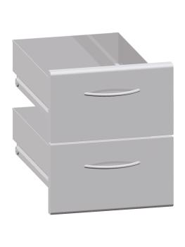 Tiroirs sous-structure - Lot de 2 - Série 700 - Bartscher - 284401