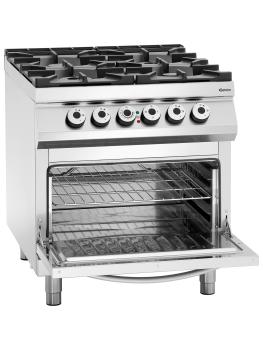 Cuisinière à gaz - Four électrique - 4 feux - Bartscher - 2952271