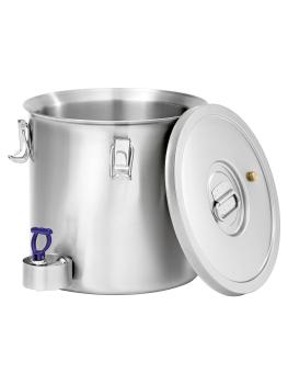 Thermoscontainer - 20 Liter - Aftapkraan - RVS - Bartscher - 100085