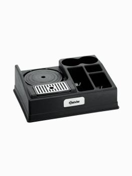 Koffiestation - H 14.5 x 44 x 34 CM - Zwart - Bartscher - 190151