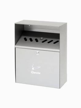Cendrier mural - H 37 x 28 x 14 CM - Inox - 6 Litres - Bartscher - 860001
