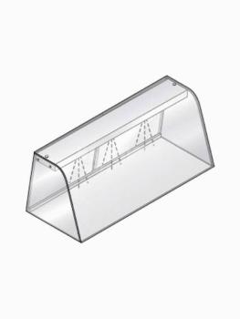 Vitrine - 76.2 x 68.4 x 46 CM - Met verlichtingselement - Gesloten - Schuifdeuren - Diamond - DPA/SP08