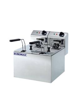Friteuse de restauration double - 5+5 Litres - Euromax - 10351C