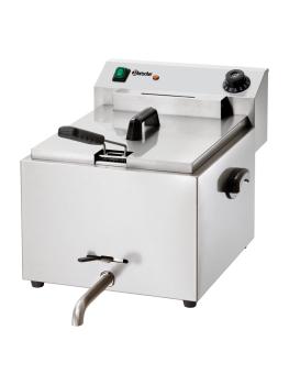 Friteuse - 9 7 Litre - Robinet de vidange - 400V - Bartscher - 162500