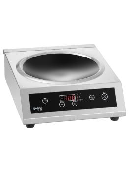 Wok à induction - H 12,5 x 34 x 44 CM - Inox - Bartscher - 105986