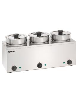 Bain-Marie - Rond - 3 x 3,5 litres - Bartscher - 607035