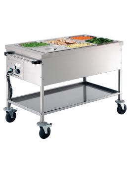 Bain-Marie - 3 x 1/1 GN - H 85,5 x 65 x 120 cm - Bartscher - 200255