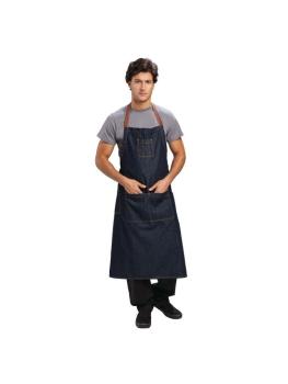 Tablier - Long - Unisexe - Indigo - 89 x 100,5 CM - Denim - Chef Works Urban - B341