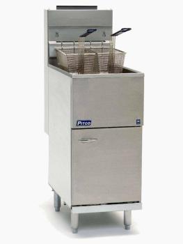 (NON DISPONIBLE)(MARS 2022)Pitco - 35Cs - Gaz naturel - Friteuse à gaz - Belge