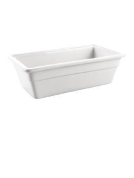 Bac gastronorme - GN 1/3 - Blanc - H 10 x 32,5 x 17,6 CM - Porcelaine - Olympia - U811