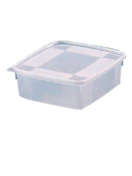Boîte alimentaire - 1/6 GN - 1 Litre - 6 pièces - H 6 x 17,6 x 16,2 CM - Matfer Bourgeat - P536