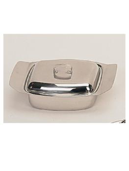 Botervloot - H 6 x 18.5 x 11.5 CM - RVS - P334