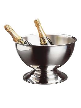 Seau à Champagne - 13,5 Litre - Ø 37 x H 24 CM - Acier Inoxydable - APS - U217