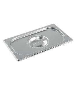Couvercle bac gastronorme - GN 1/4 - H 3 x 26,5 x 16,2 CM - inox - Vogue - K972