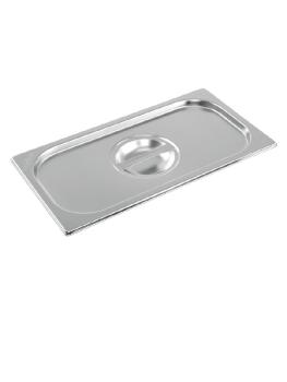 Couvercle bac gastronorme - 1/3 GN - H 3 x 32,5 x 17,6 CM - inox - Vogue - K969