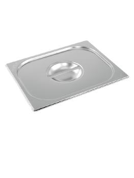 Couvercle bac gastronorme - 1/2 GN - H 3 x 32,5 x 26,5 CM - inox - Vogue - K931