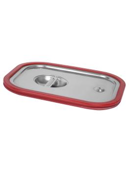 Couvercle gastronorme - inox - 1/3 GN - Bord silicone - Saro - 282-9445