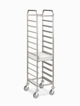 Regaalwagen - 20 x 1/1 GN - Acier Inoxydable - Diamant - CG120/B