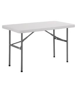 Table pliante - H 74 x 122 x 60,7 CM - Polyéthylène/Acier - Bolero - U543