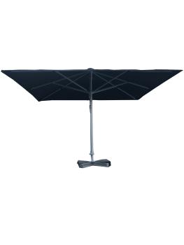 Parasol de marché Karin - Sans cantonnière - Noir - H 415 x L 400 x P 400 cm - G-Line