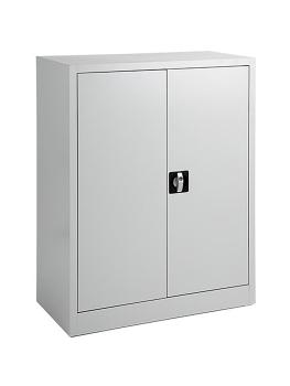 Classeur - Gris - H 100 x 80 x 42 CM - Avec serrure - FLC