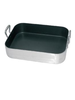Plat à rôtir - 8 Litres - H 8 x 40 x 30 CM - Aluminium/Téflon - Vogue - S365