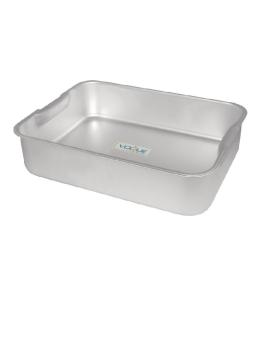 Plat à rôtir - 27,04 Litre - H 10 x 61 x 45,5 CM - Aluminium - Vogue - K416