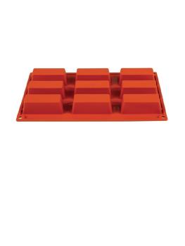 Moule à pâtisserie - 9 mini cakes - 1/3 GN - H 3,5 x 30 x 17,5 CM - Silicone - Pavoni - N941