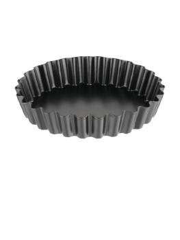 Moule à quiche - 3 pièces - Ø 10 x H 2 CM - Acier carbone - Vogue - CW991