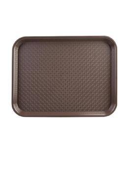 Plateau - Marron - H 2 x 41,5 x 30,5 CM - Polypropylène - Olympia - P503