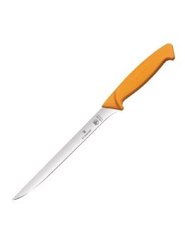 Couteau à fileter - Jaune - H 2 x 2,8 x 32,1 CM - Inox - Swibo - L114
