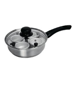 Poêle à pocher les oeufs - Ø 20 CM - Inox/Aluminium - Vogue - K891