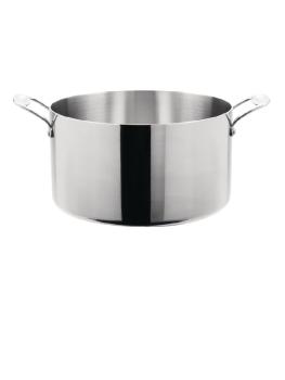 Cocotte - 9,5 Litre - Ø 28 x H 15,5 CM - Inox/Aluminium - Vogue - Y256