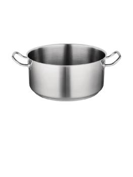 Cocotte - Basse - 7,5 Litre - Ø 28 x H 12 CM - Inox - Vogue - T177