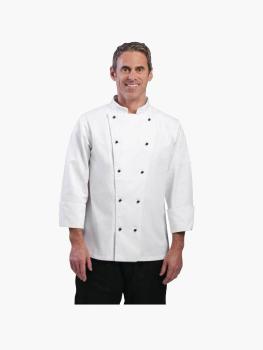 Veste de Chef - Unisexe - Blanc - H 35 x 28 CM - Polyester/Coton - Vêtement Blancs Chefs - DL710