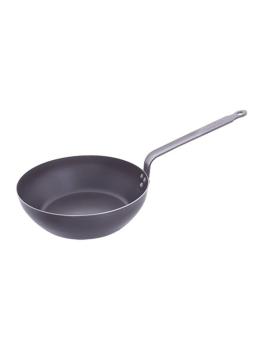 Hapjespan - H 6.8 CM - 1.58 KG - Ø23.9 CM - Plaatstaal - De Buyer - 001082