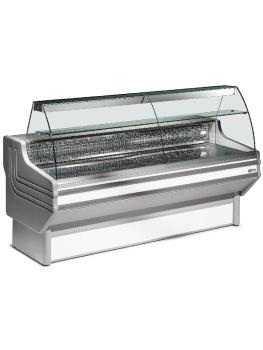 Comptoir Vitrine Réfrigérée - Fenêtres Incurvées - Réfrigérée Statiquement - Diamant - JY20/A1