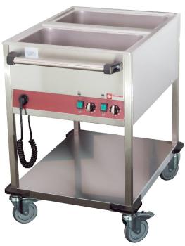 Verwarmde kar - 2 x 1/1 GN - 2 temperaturen - Diamond - CT221/D-N