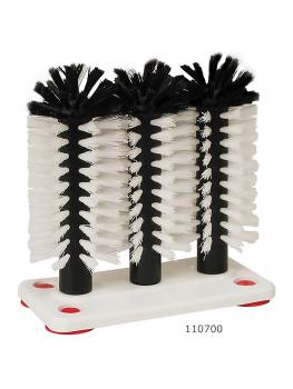 Spoelborstel - 3-delig - 10 Stuks - Kunststof voet - 110700