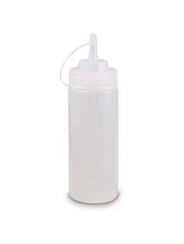 Bouteille à presser - 10 pièces - 0,68 litre - Transparent / Blanc - Vogue - 517344